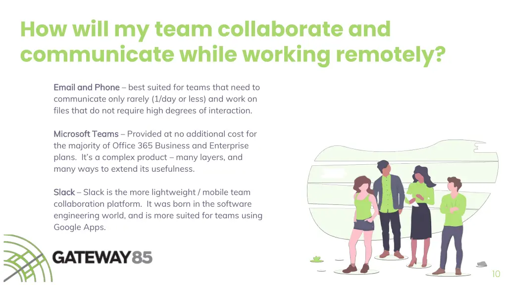 how will my team collaborate and communicate