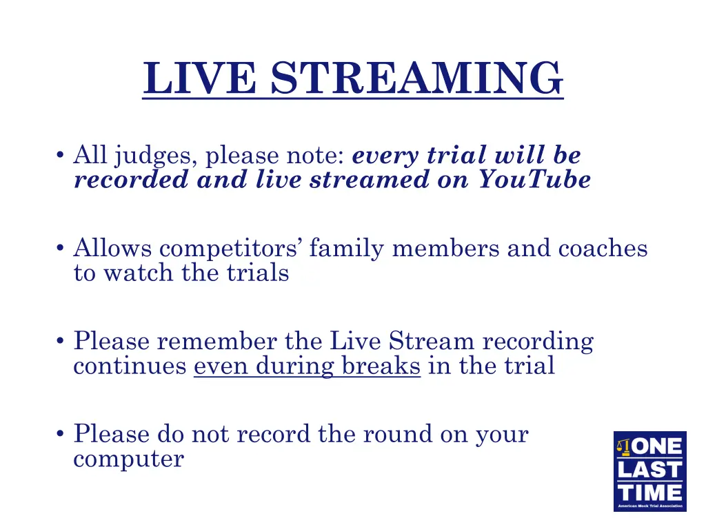 live streaming