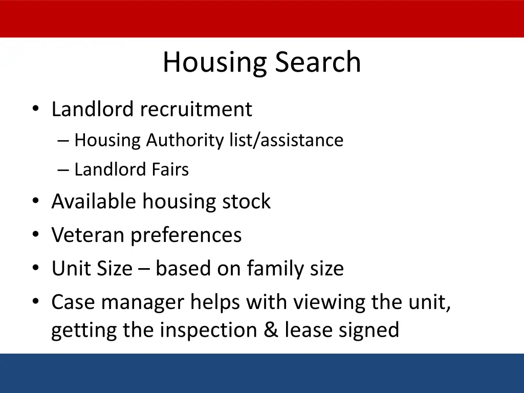 housing search