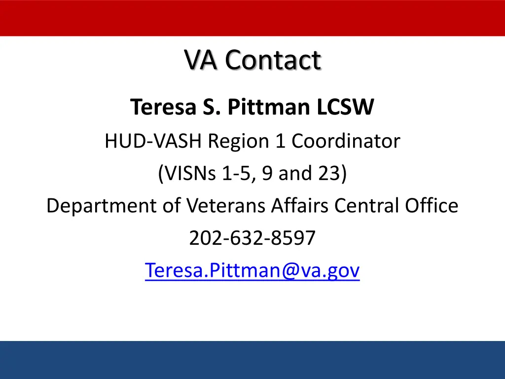 va contact