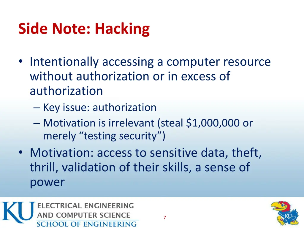 side note hacking