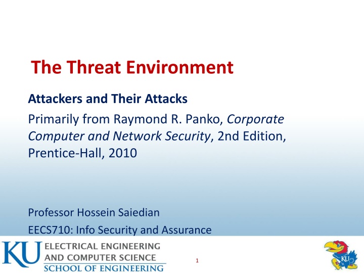 the threat environment