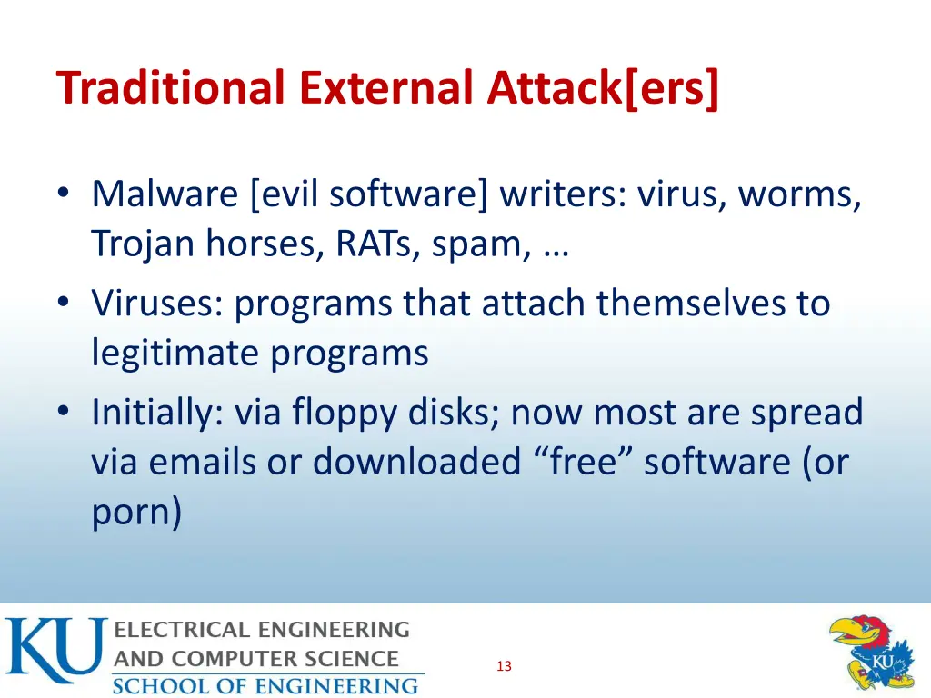 traditional external attack ers