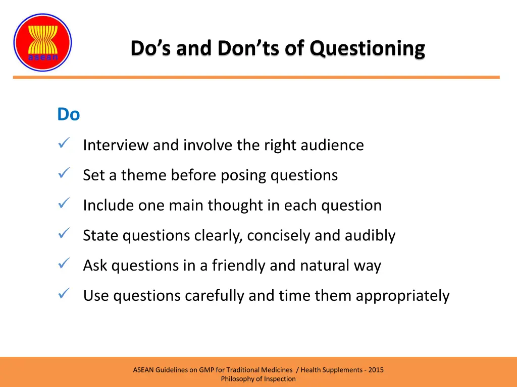 do s and don ts of questioning 1