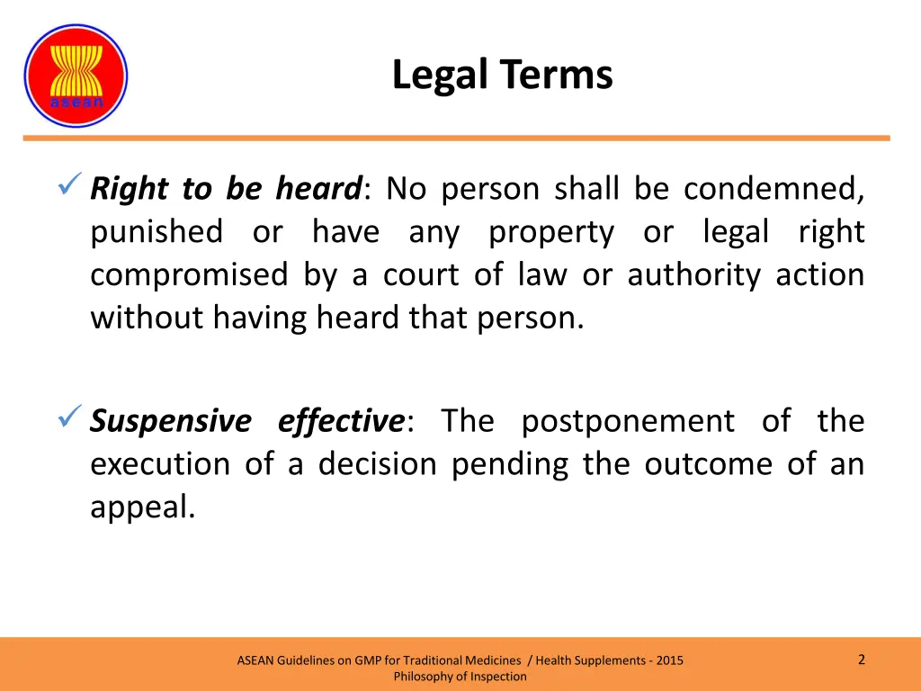 legal terms