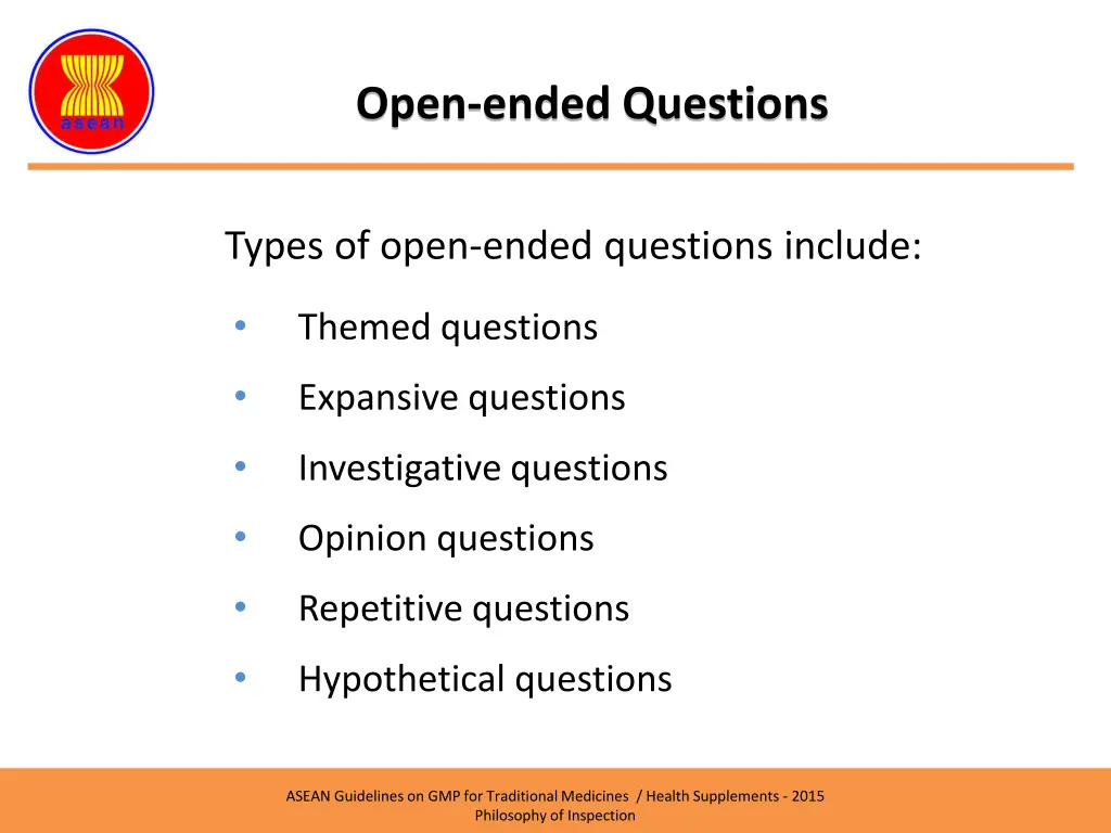 open ended questions 1