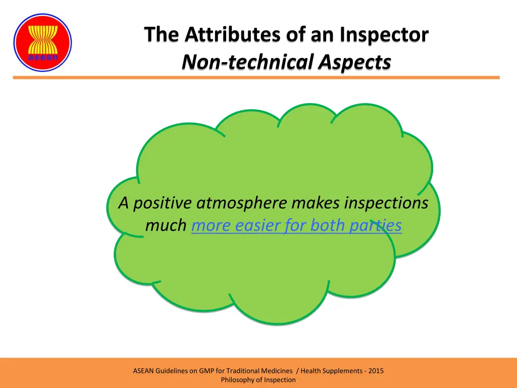 the attributes of an inspector non technical 5