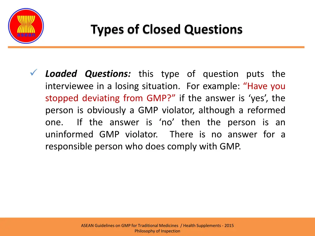 types of closed questions 1