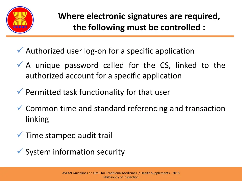 where electronic signatures are required