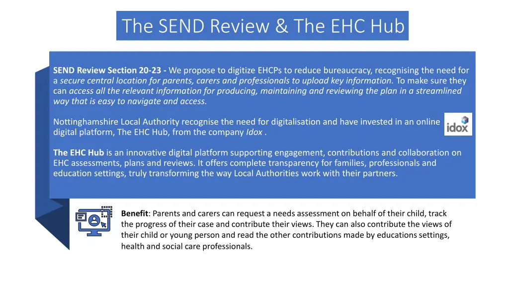 the send review the ehc hub