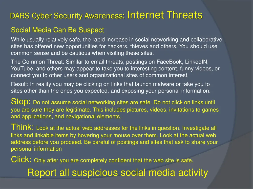 dars cyber security awareness internet threats 1