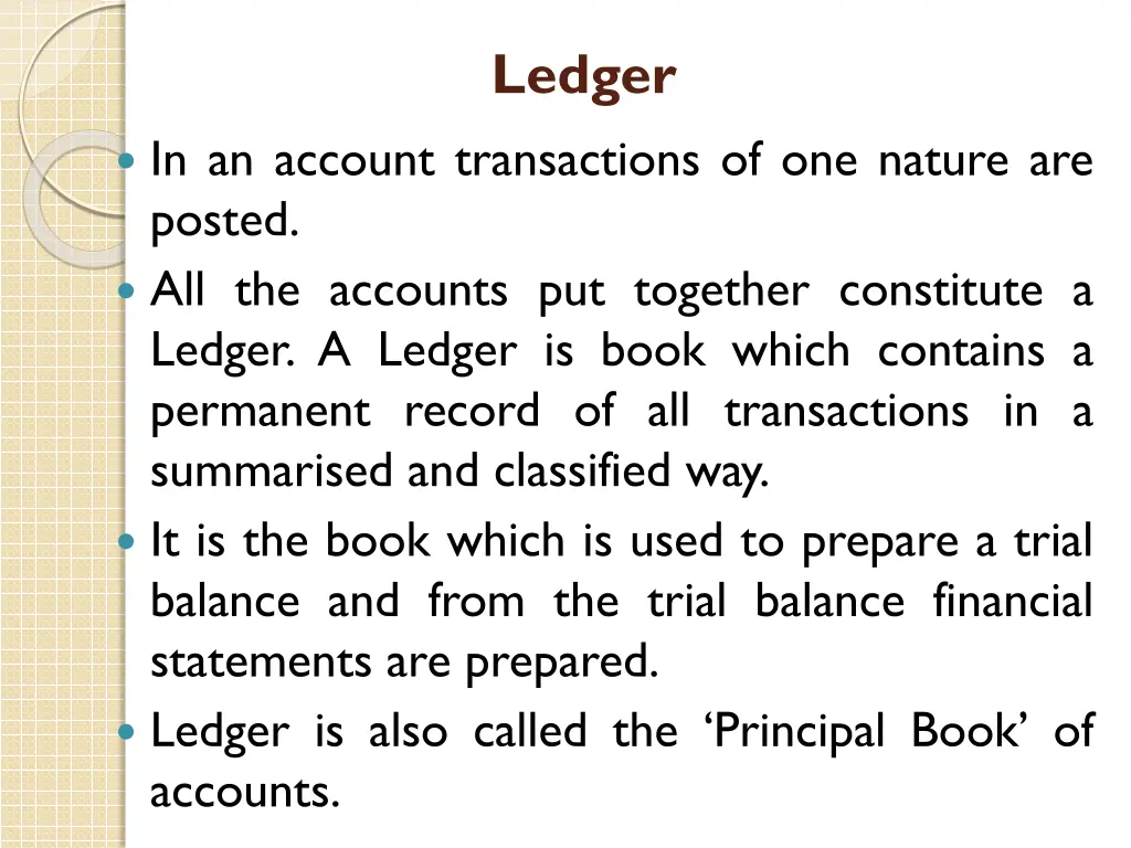 ledger