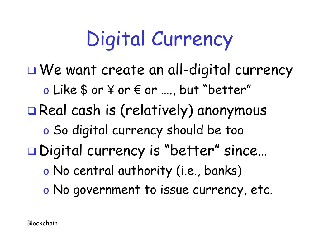 digital currency