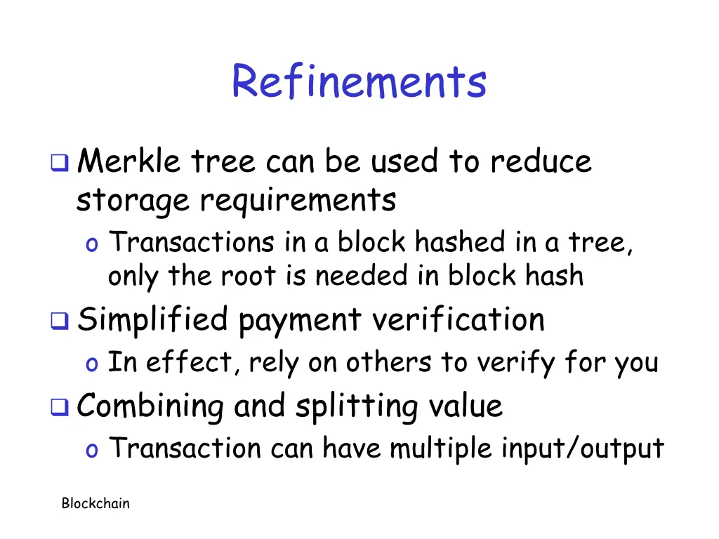 refinements 1