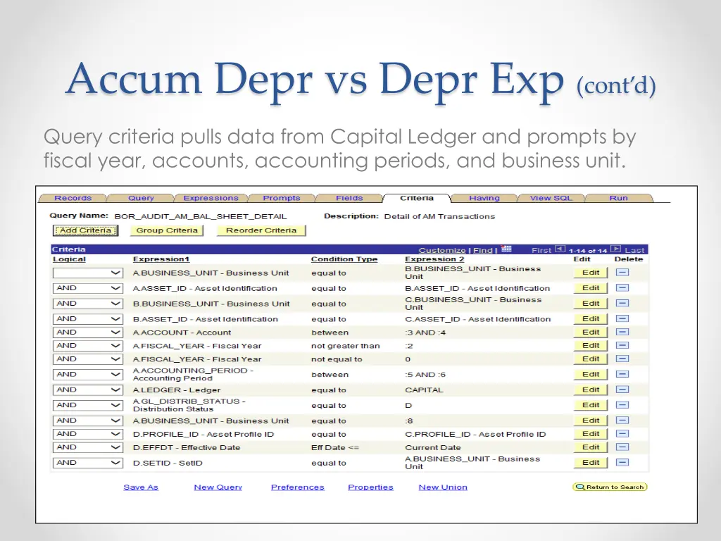 accum depr vs depr exp cont d