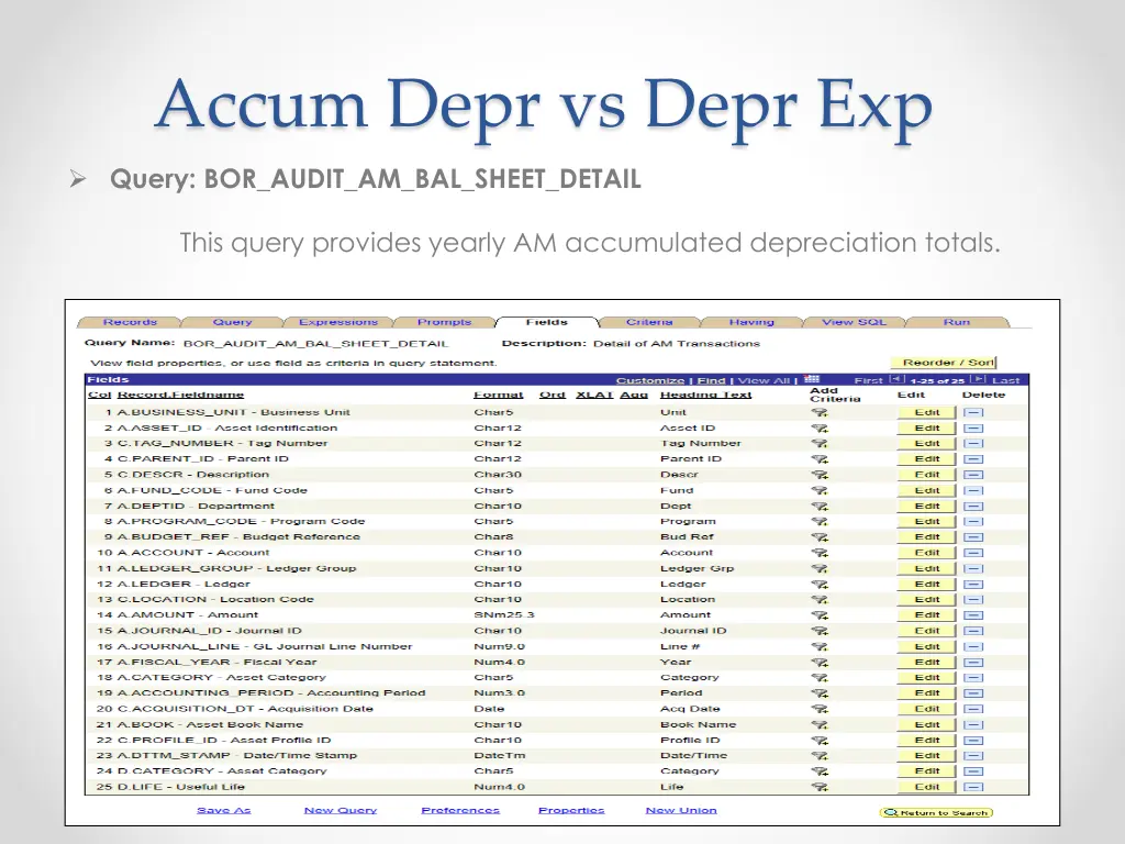 accum depr vs depr exp