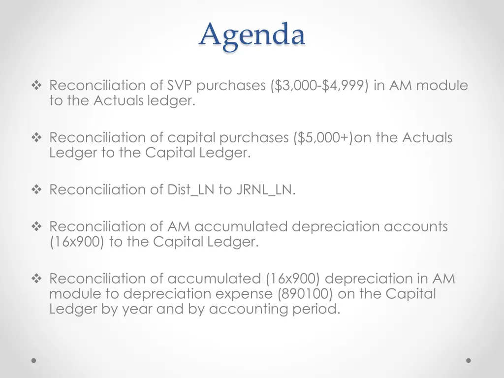 agenda 1