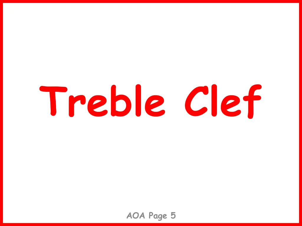 treble clef