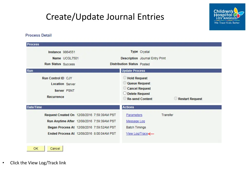 create update journal entries 9