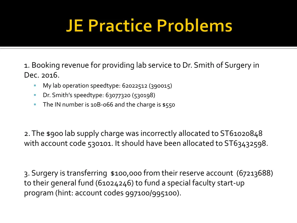 1 booking revenue for providing lab service