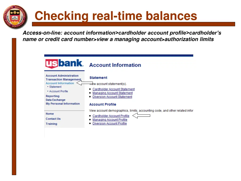 checking real time balances