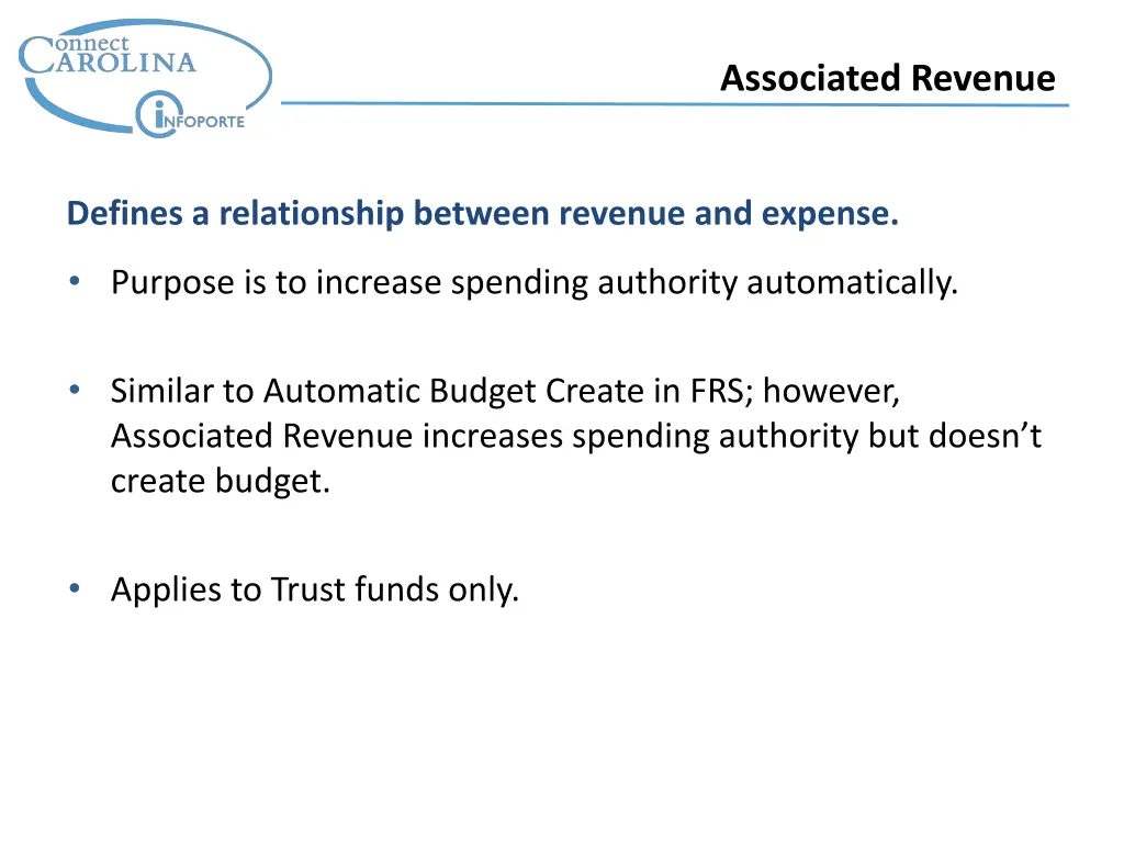 associated revenue