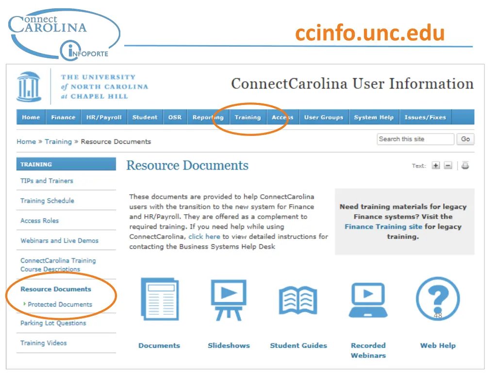 ccinfo unc edu