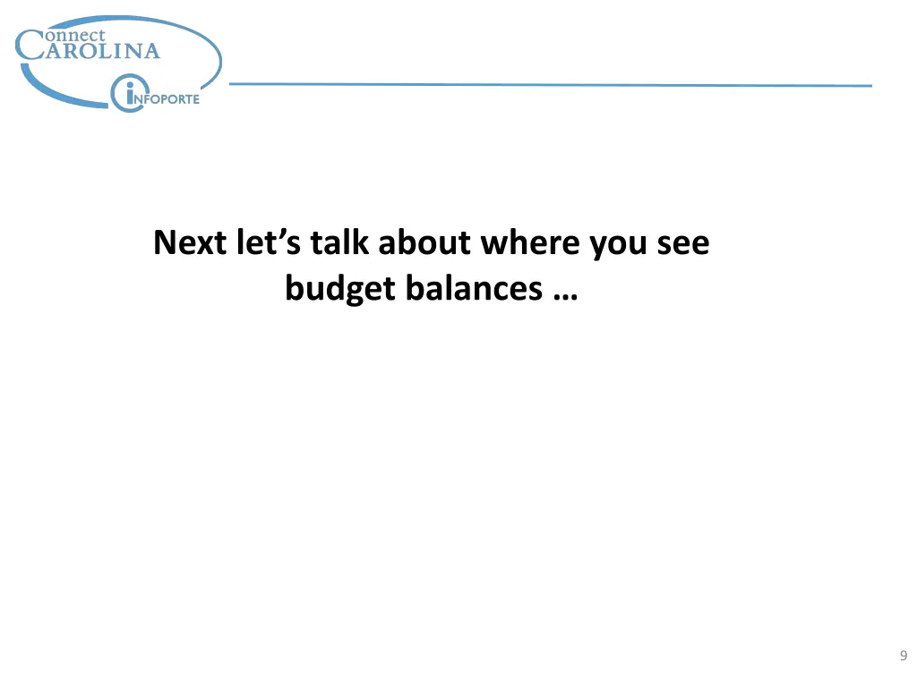 next let s talk about where you see budget