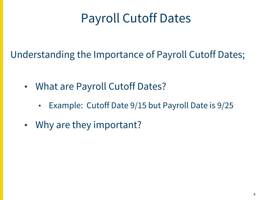 payroll cutoff dates