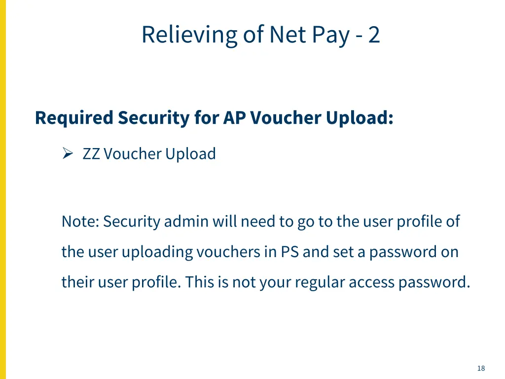 relieving of net pay 2