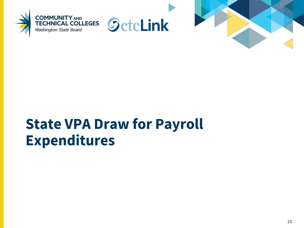 state vpa draw for payroll expenditures