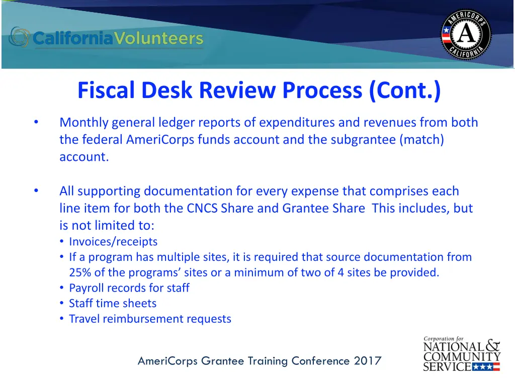 fiscal desk review process cont 1