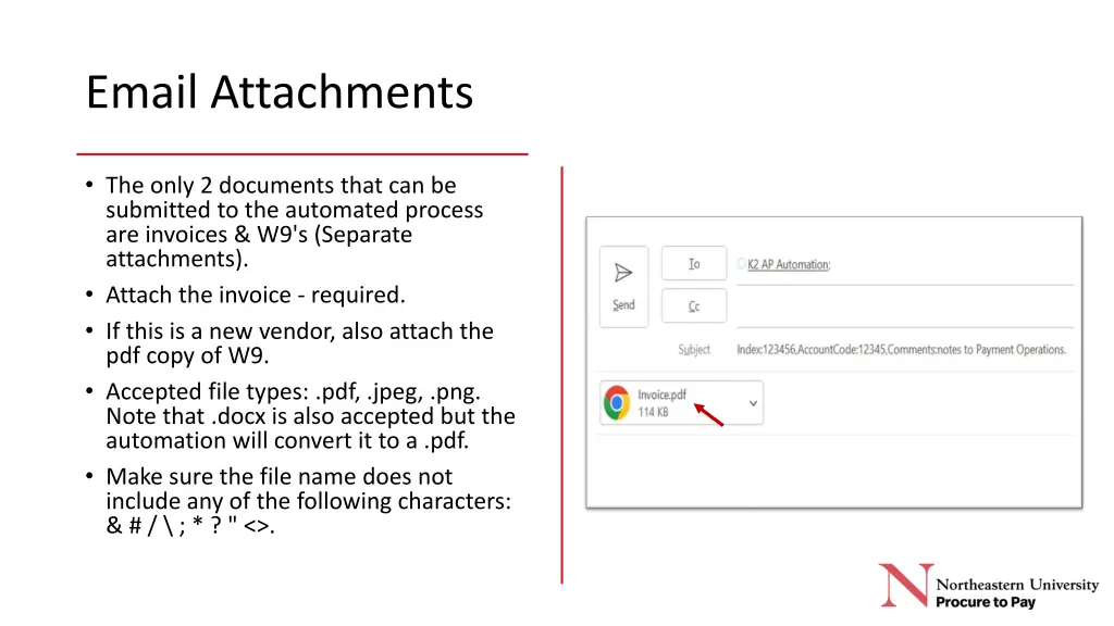 email attachments