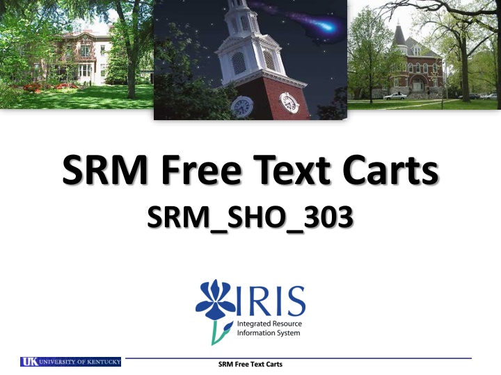 srm free text carts srm sho 303