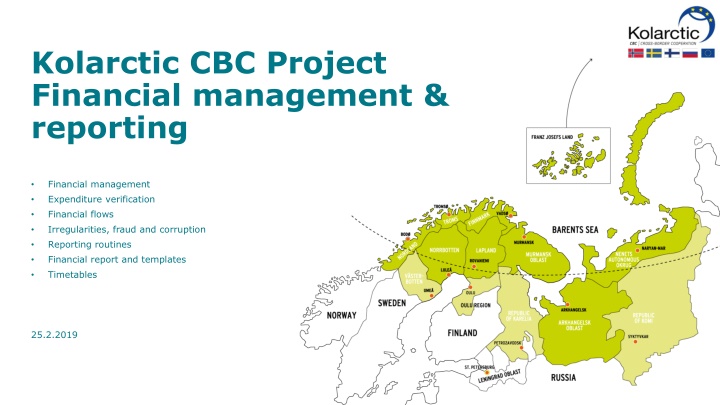 kolarctic cbc project financial management