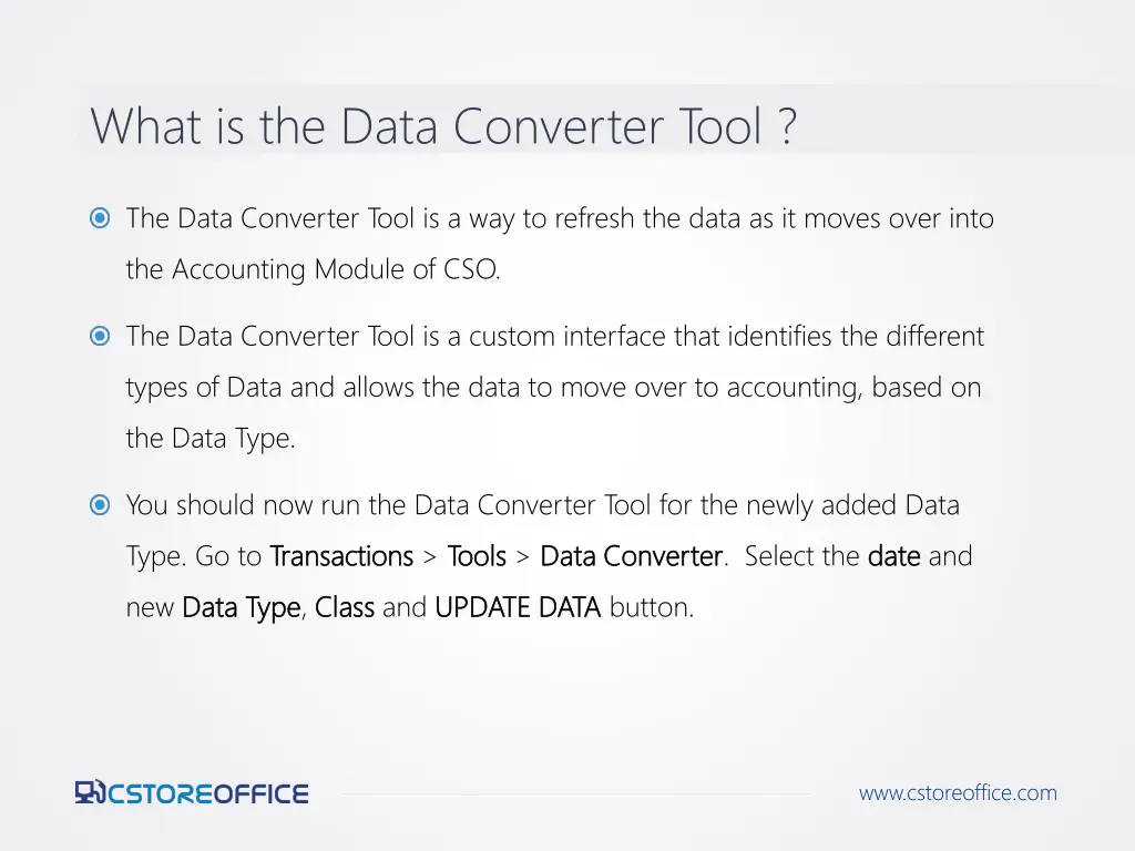 what is the data converter tool