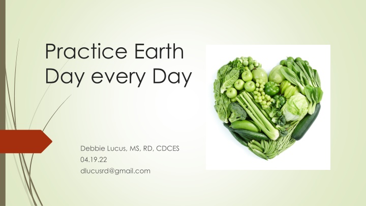 practice earth day every day