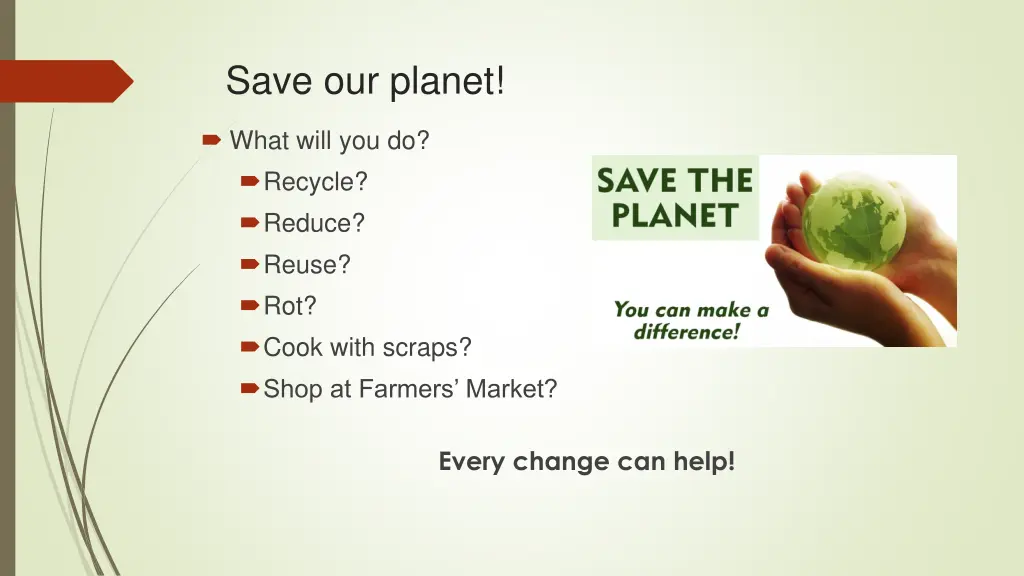 save our planet