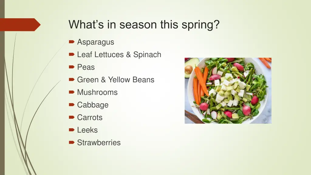 what s in season this spring