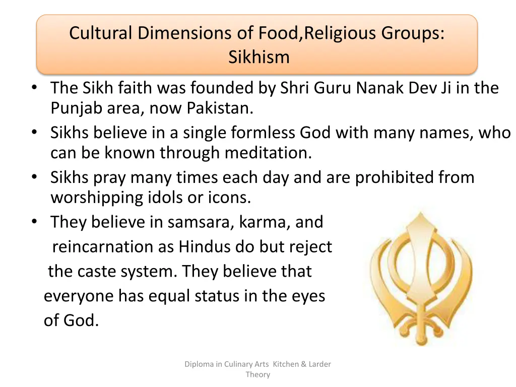 cultural dimensions of food religious groups 13