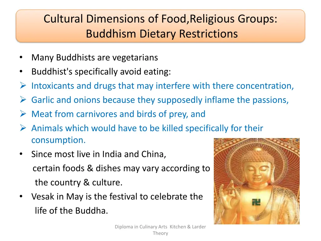 cultural dimensions of food religious groups 16