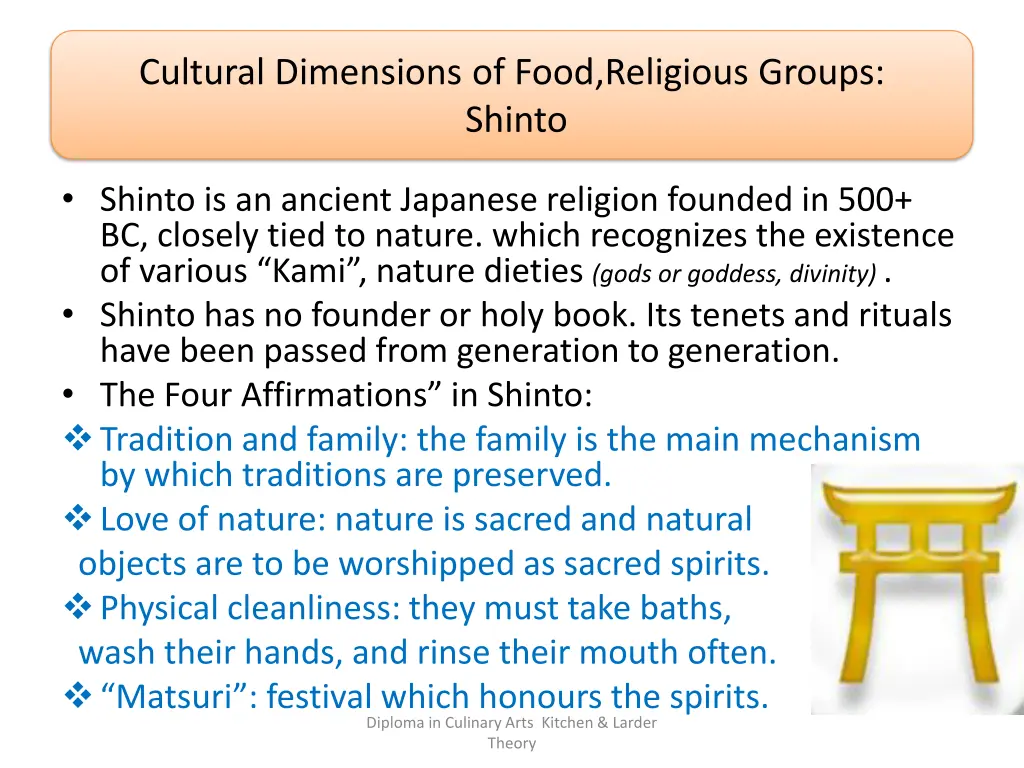 cultural dimensions of food religious groups 17