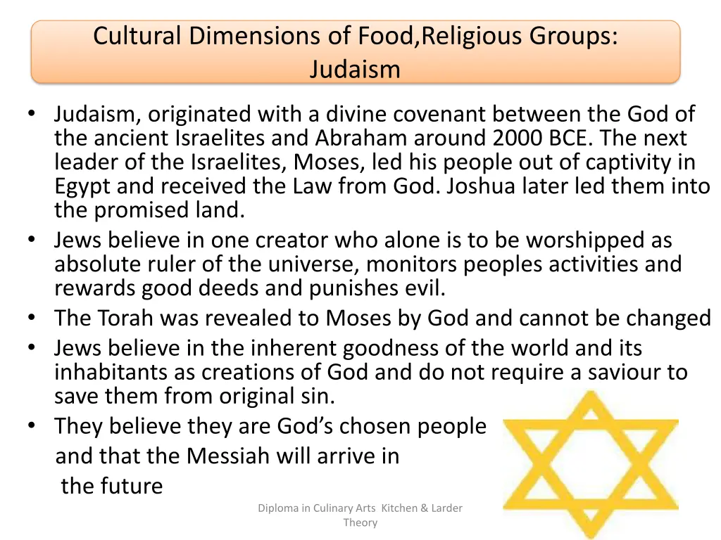 cultural dimensions of food religious groups 6