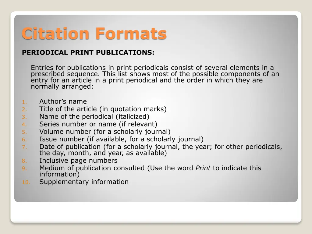 citation formats