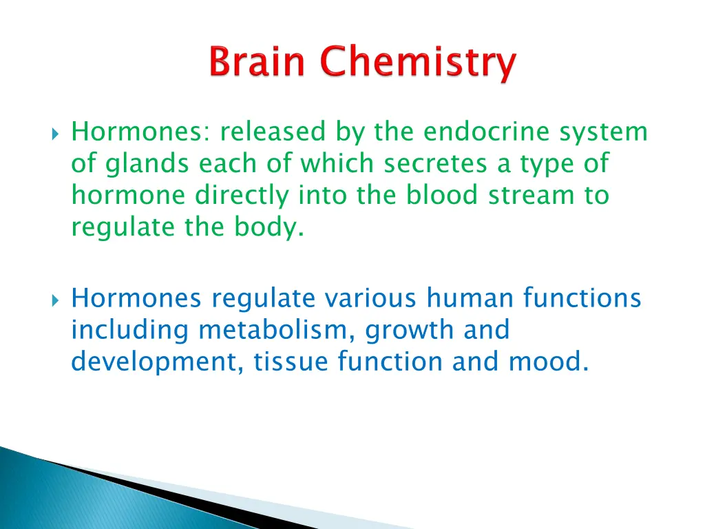 hormones released by the endocrine system