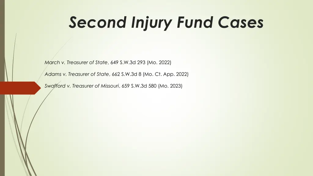 second injury fund cases