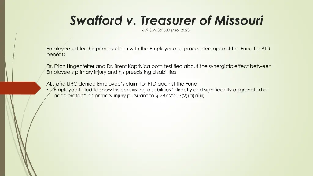 swafford v treasurer of missouri 1