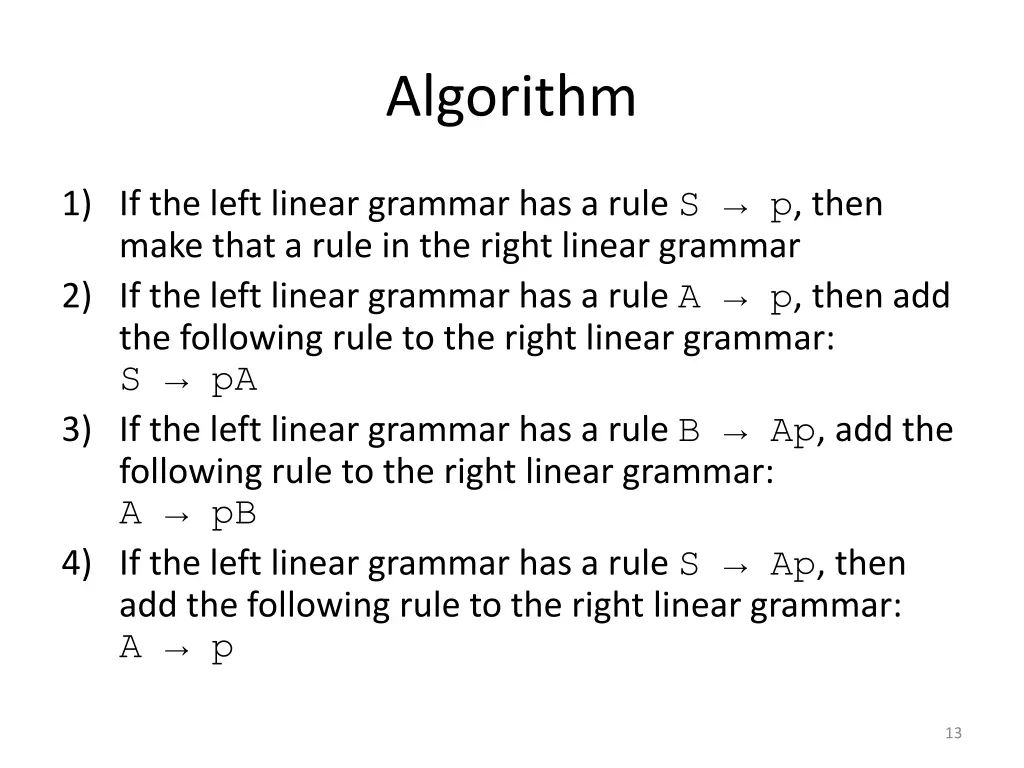 algorithm