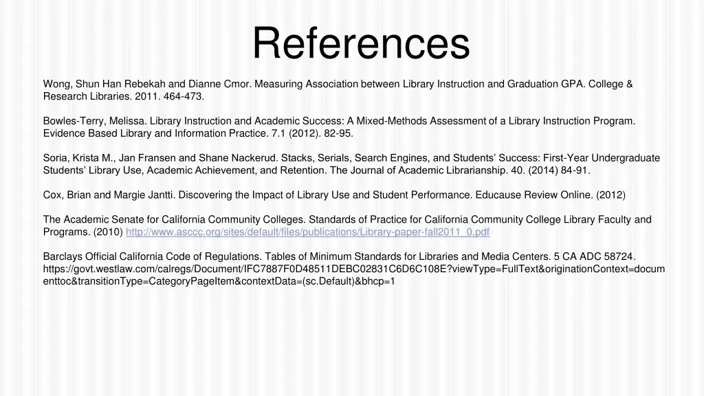 references