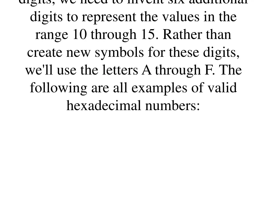 digits we need to invent six additional digits